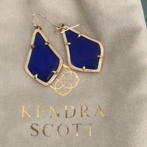 EUC Kendra Scott Alex Earrings in Blue